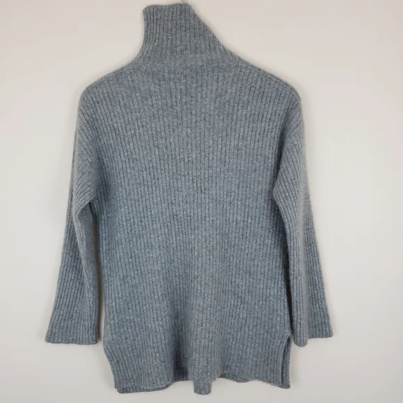 Eileen Fisher Cashmere Split Turtleneck Sweater - Picture 5 of 14